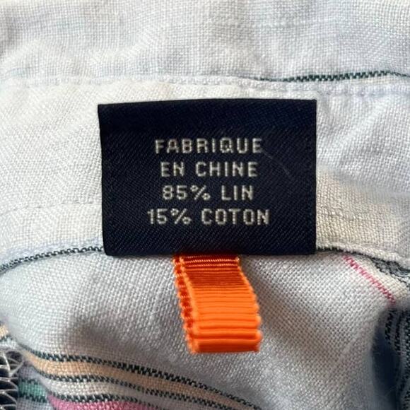 Tommy Bahama Button Up Shirt Blue Stripe XL - Picture 4 of 5